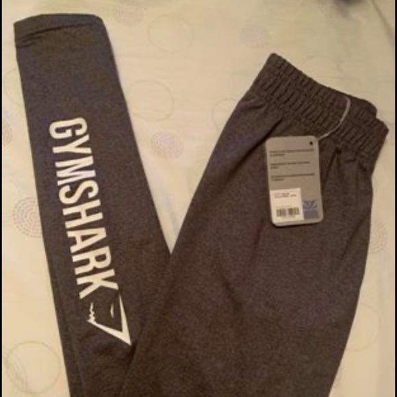 Gymshark Pants - Charcoal Marl Core Leggings, size small.